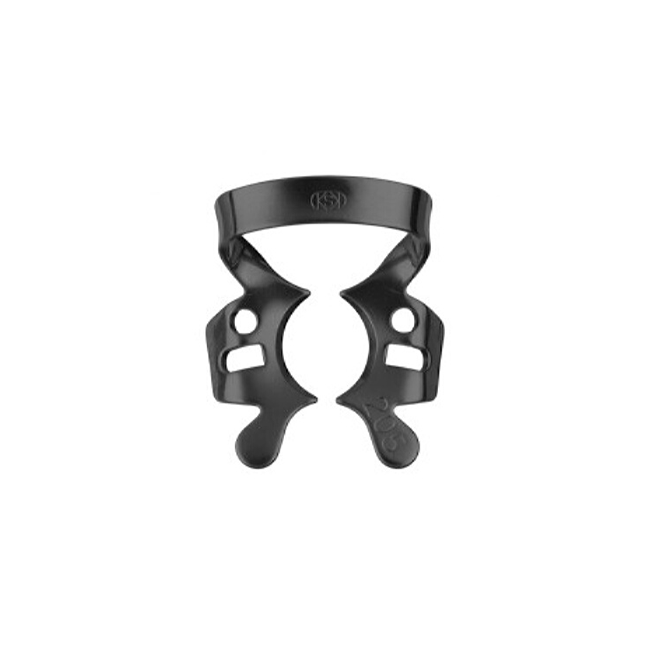 Кламмер для раббердама №205 Black с черным оксидным покрытием | Dentech Corporation (Япония)