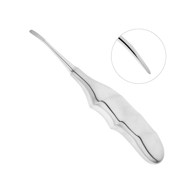 Люксатор изогнутый, 4 мм (13-15LX) | HLW Dental Instruments (Германия)