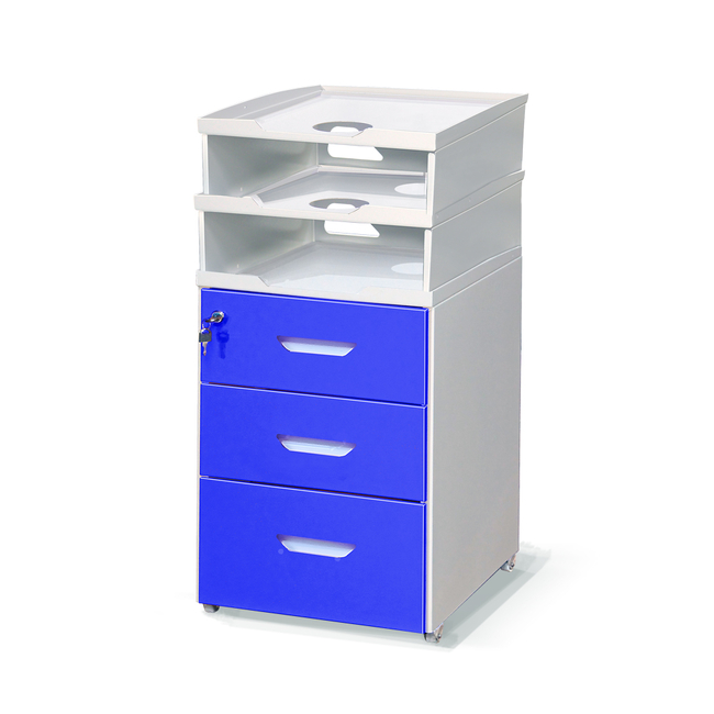 СУЛ 1.2 ТУМБА - многофункциональная мобильная стол-тумба в металлическом исполнении, 3 выдвижных ящика | Аверон (Россия)